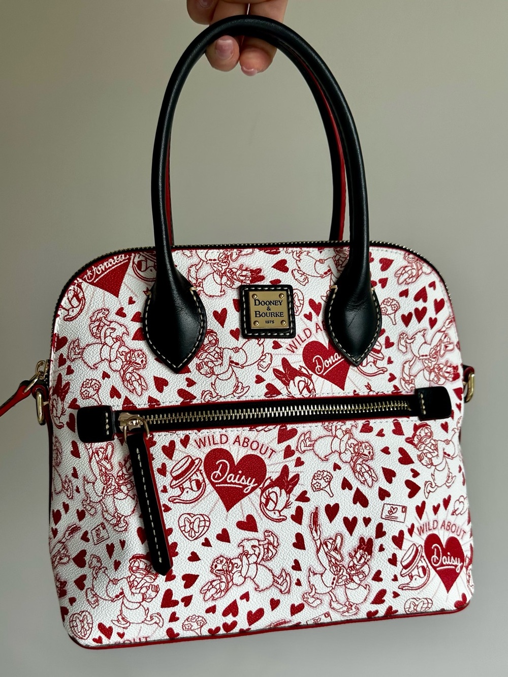 Dooney & Bourke Disney Donald and Daisy Duck Satchel
